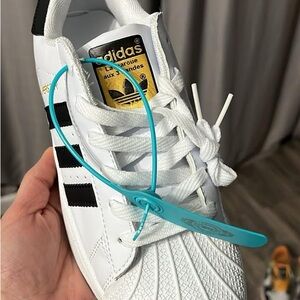 Adidas White and Black Classic Sneakers